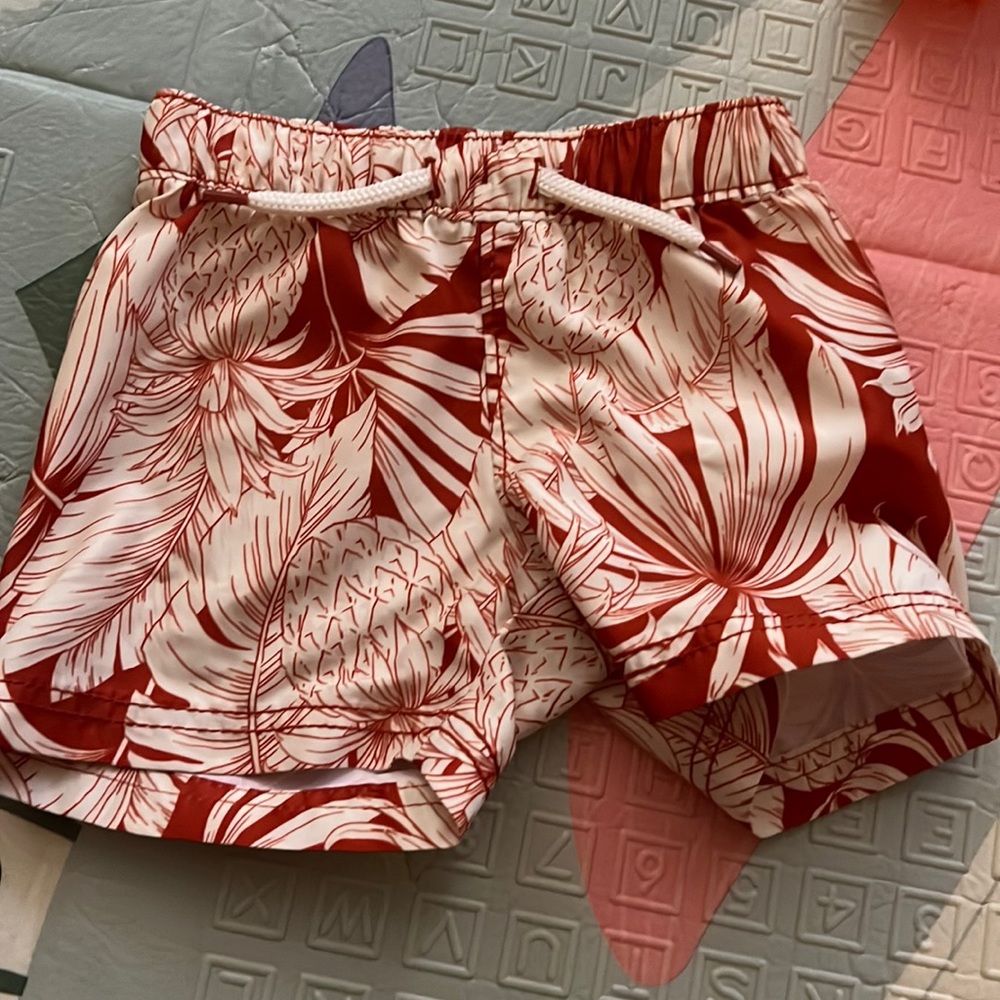 Two Boys Swim Shorts 3-6 months